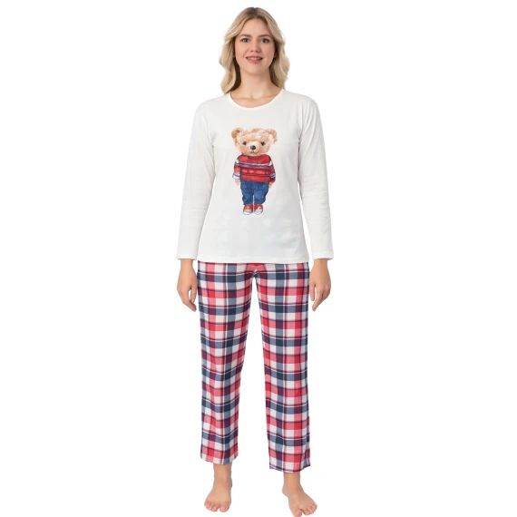 дамски пижами с дълъг ръкав - 41219 типа